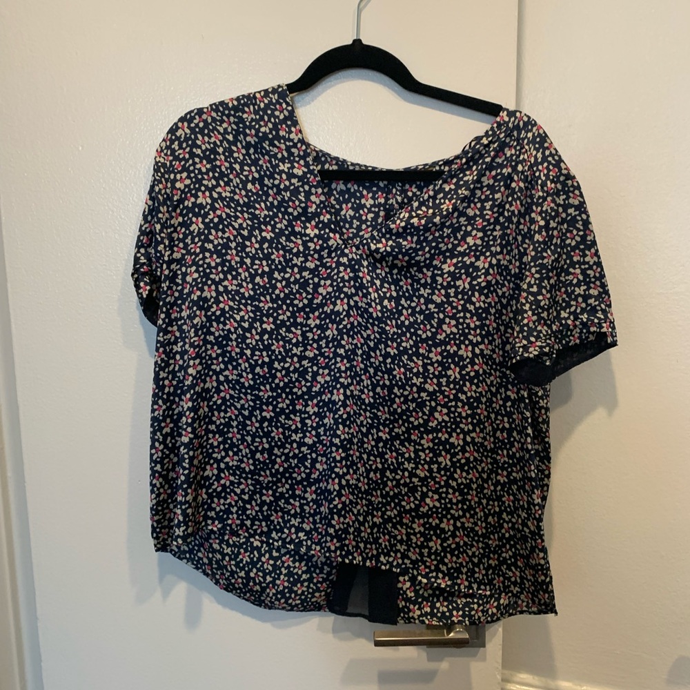 Zara lightweight silk top